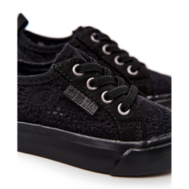 Schwarze Openwork Big Star JJ374133 Turnschuhe 6