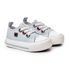 Klassischer Kinder-Sneaker Big Star HH374198 Blau weiß 1