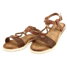 Evento braune Damen Sandalen 21SD14-3545 2