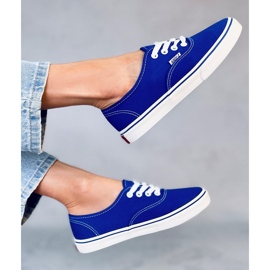 Aura Blaue Turnschuhe der Frauen 1