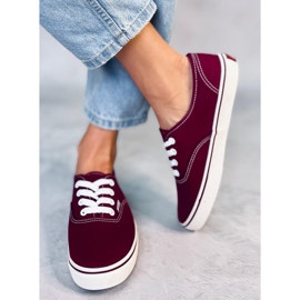 Aura Wine-Turnschuhe für Damen rot 1