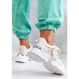 Turnschuhe auf einer massiven Sohle Beige Ihr Stil 1