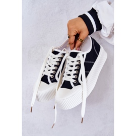 FB2 Niedrige Turnschuhe auf der schwarzen Mischa-Plattform 1