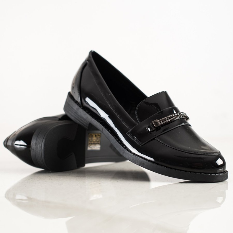 TRENDI Elegante Lackschuhe schwarz 1