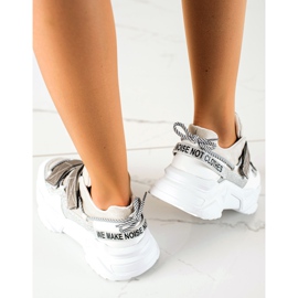 TRENDI Sneakers mit Klettverschluss Mode grau 1