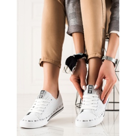 Damen Big Star Turnschuhe FF274024 weiß 2