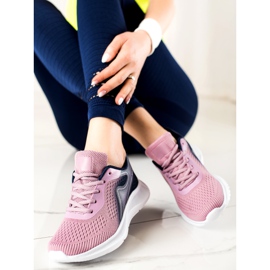 TRENDI Stylische Sportschuhe violett rosa 2
