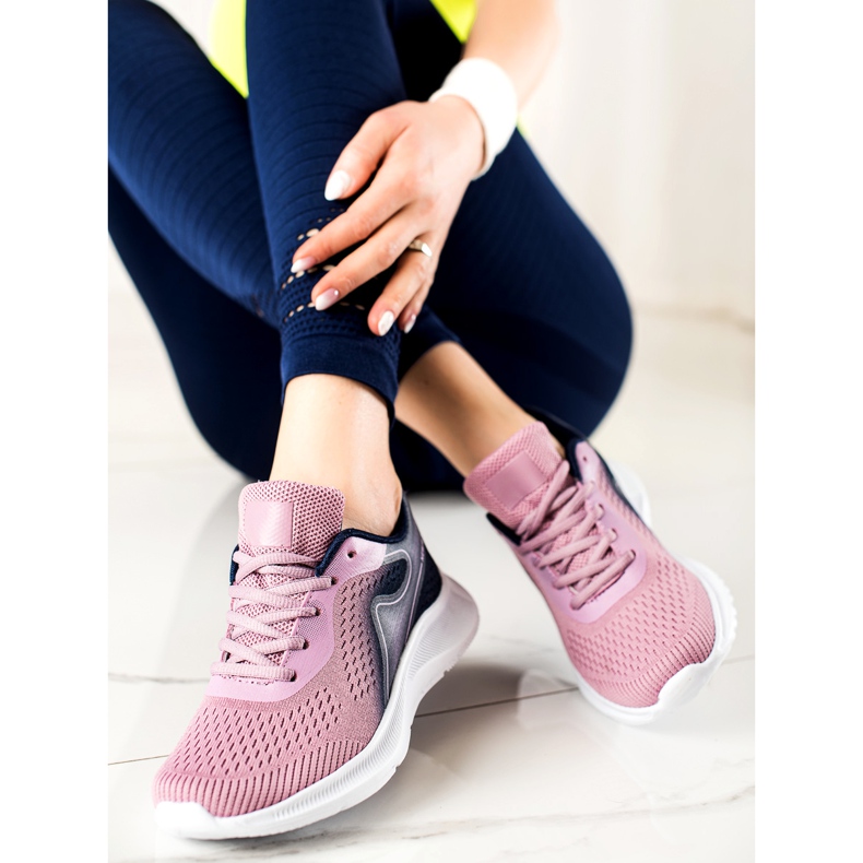 TRENDI Stylische Sportschuhe violett rosa 2