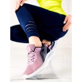 TRENDI Stylische Sportschuhe violett rosa 1