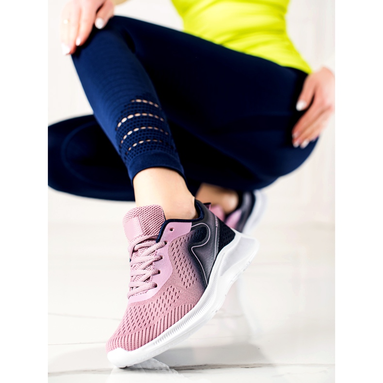 TRENDI Stylische Sportschuhe violett rosa 1