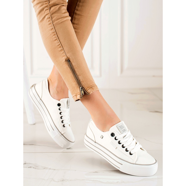 Damen Big Star Turnschuhe HH274052 weiß 2