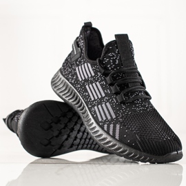 TRENDI Leichte Sportschuhe für Herren schwarz 1