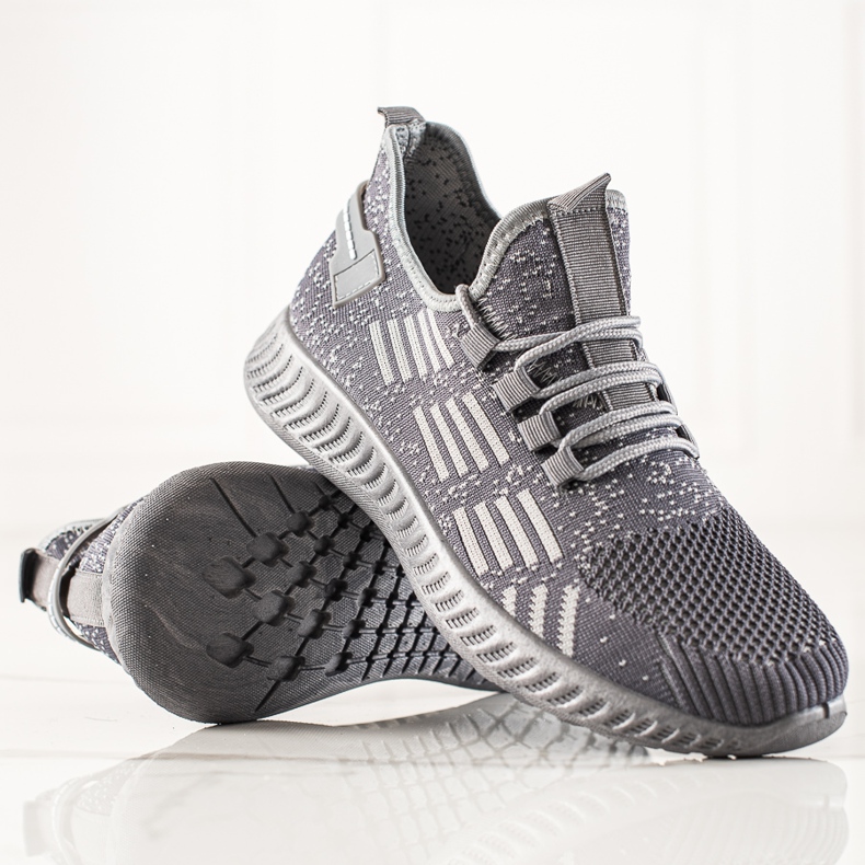 TRENDI Leichte Sportschuhe für Herren grau 1