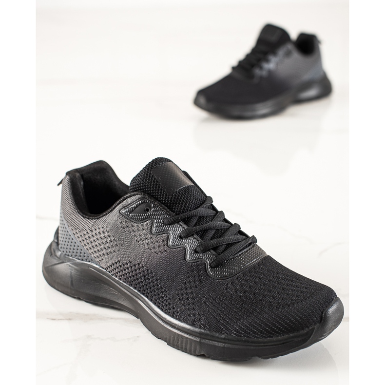 TRENDI Herren Sportschuhe schwarz 1
