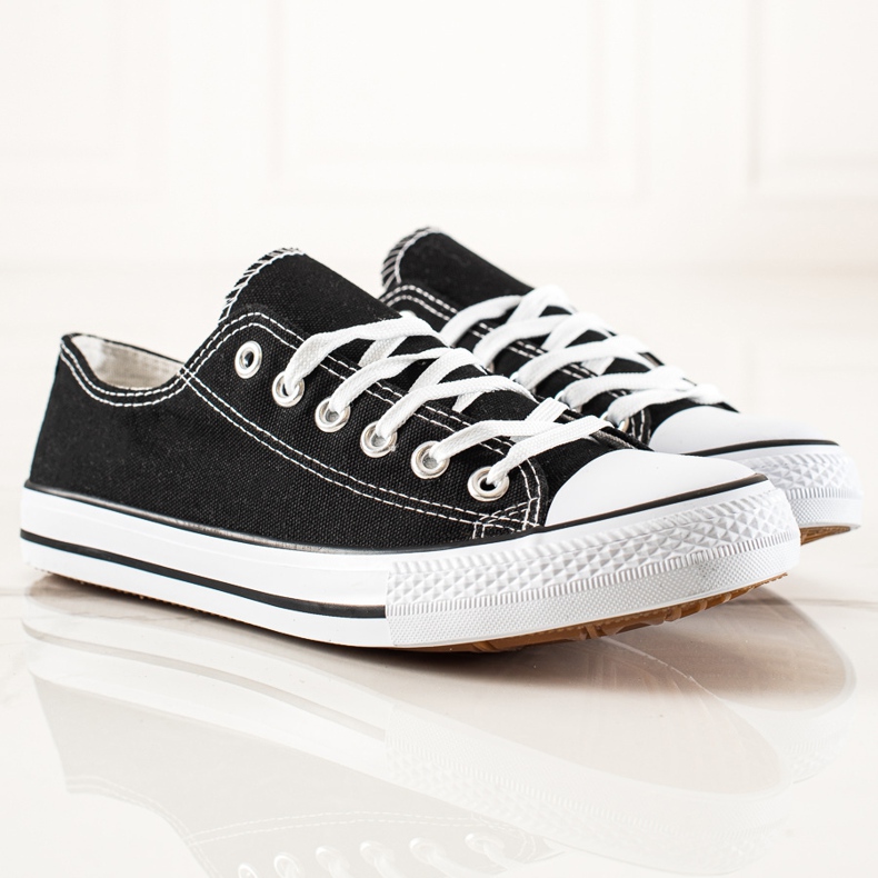 TRENDI Turnschuhe für Herren schwarz 1