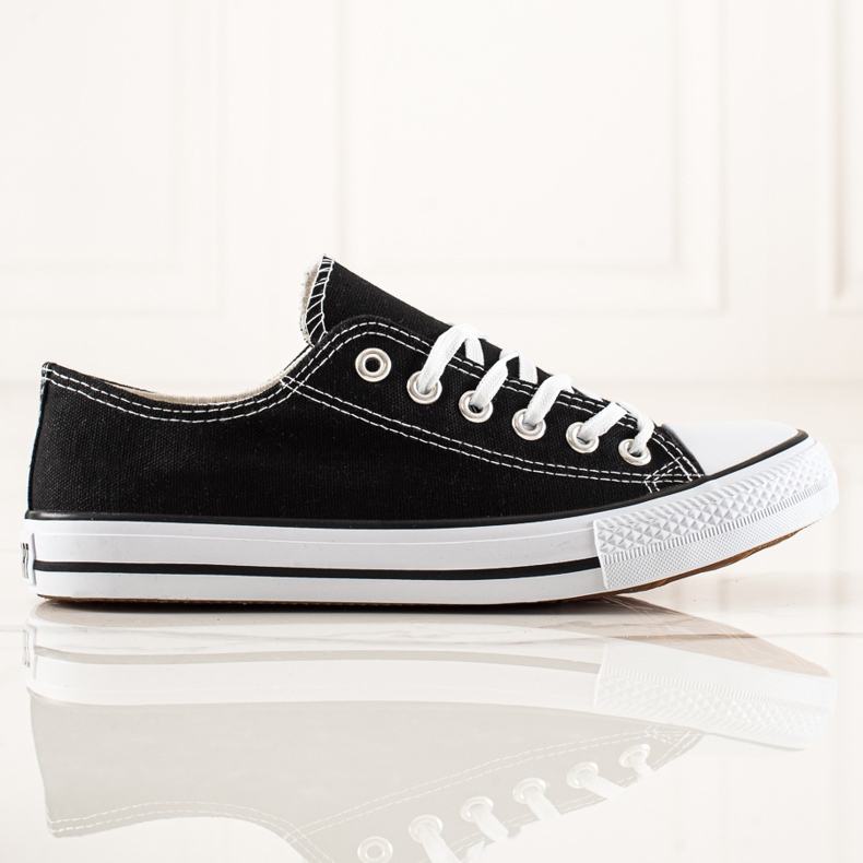 TRENDI Turnschuhe für Herren schwarz 2