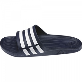 Adidas Duramo Slide G15892 Hausschuhe weiß navy blau 2