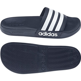Adidas Adilette Shower AQ1703 Hausschuhe weiß marineblau 1