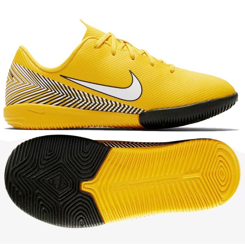Hallenschuhe Nike Mercurial Vapor 12 Academy Neymar Ic Jr AO2899-710 gelb gelb 1