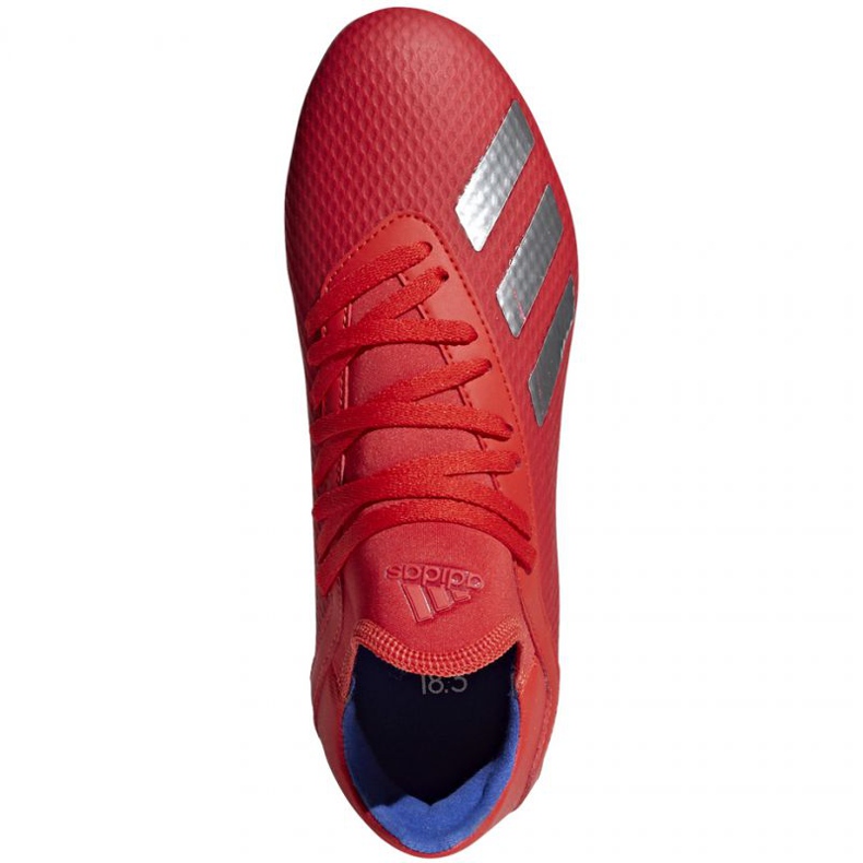 Adidas X 18.3 Fg Jr BB9371 Fußballschuhe mehrfarbig orangen und rottöne 1