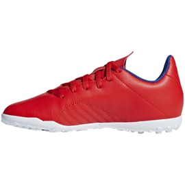 Adidas X 18.4 Tf Jr BB9417 Fußballschuhe orangen und rottöne rot 2