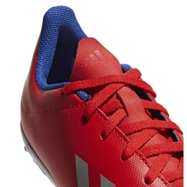 Adidas X 18.4 Tf Jr BB9417 Fußballschuhe orangen und rottöne rot 4