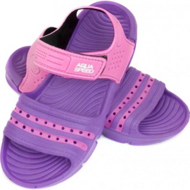 Aqua-speed Noli violett pink Kindersandale col. 93 lila lila 1