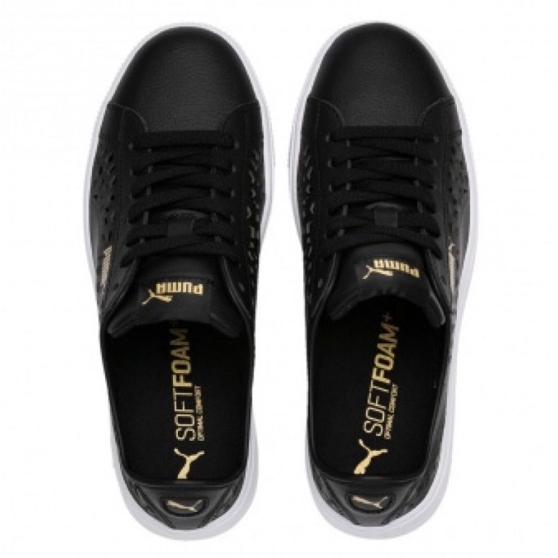 Puma Vikky gestapelt Laser Cut 369378 01 schwarz 1