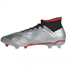 Adidas Predator 19.2 Fg M F35601 Fußballschuhe schwarz/silber silber 1