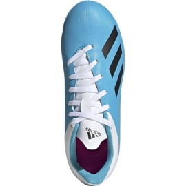 Fußballschuhe adidas X 19.4 In Jr F35352 blau und weiß mehrfarbig 1