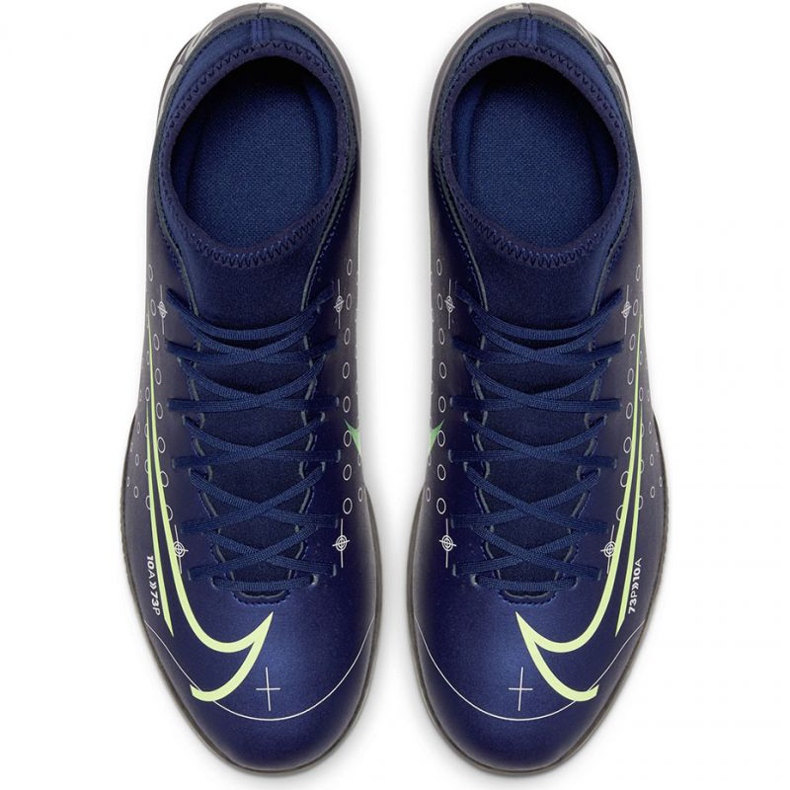 Hallenschuhe Nike Mercurial Superfly 7 Club Mds Ic Jr BQ5417-401 marineblau blau 1