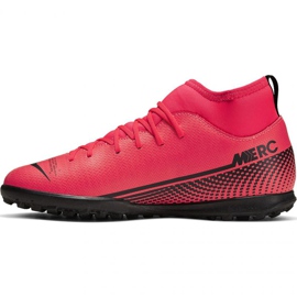 Nike Mercurial Superfly 7 Club Tf Jr AT8156-606 Fußballschuhe rot orangen und rottöne 2