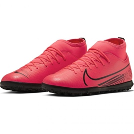 Nike Mercurial Superfly 7 Club Tf Jr AT8156-606 Fußballschuhe rot orangen und rottöne 3