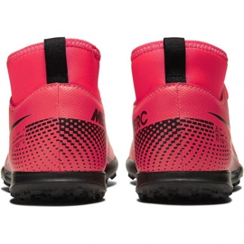 Nike Mercurial Superfly 7 Club Tf Jr AT8156-606 Fußballschuhe rot orangen und rottöne 4