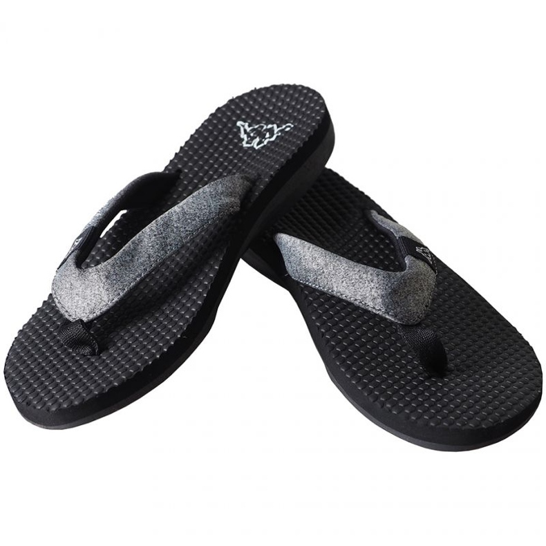 Kappa Cally W 242834 1611 Flip-Flops schwarz grau 1