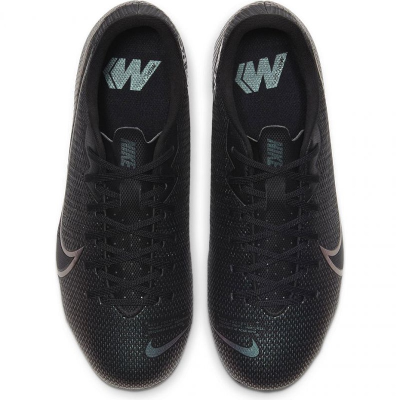 Nike Mercurial Vapor 13 Academy FG / MG Jr AT8123 010 Fußballschuhe grau schwarz 1