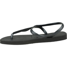 Havaianas Flash Urban Plus W 4144382-0090 Sandalen schwarz navy blau 1