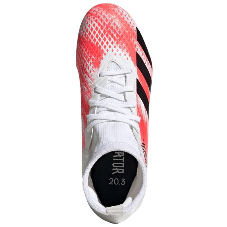 Adidas Predator 20.3 Fg Jr EG0927 Fußballschuhe mehrfarbig weiß 1