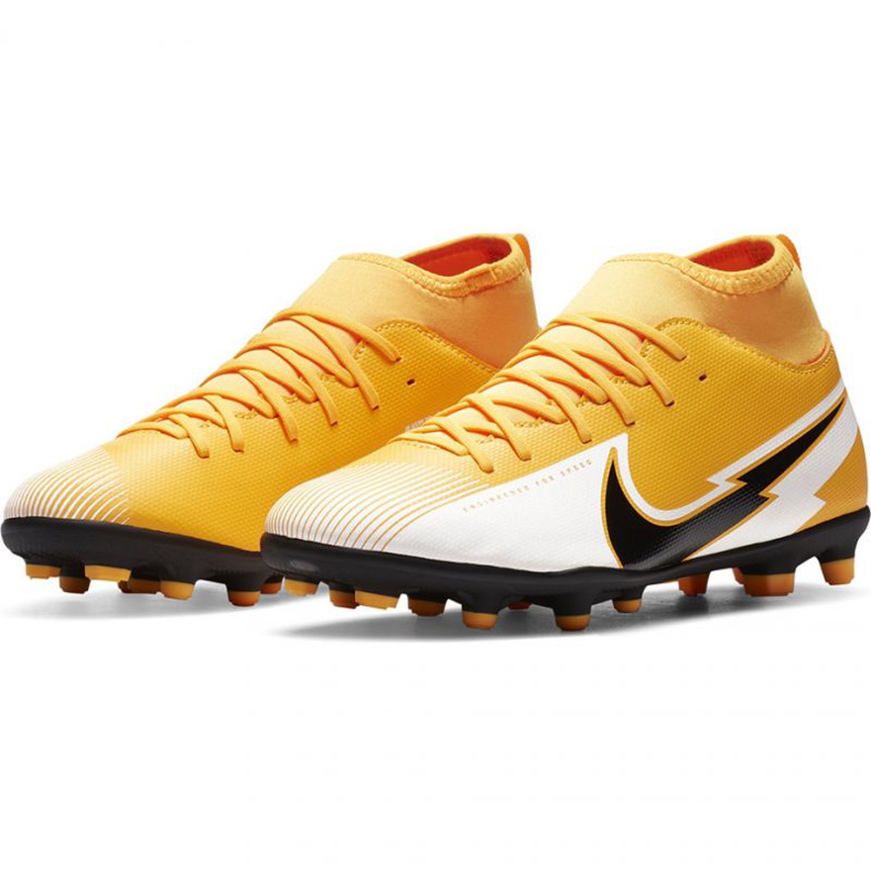 Nike Mercurial Superfly 7 Club FG / MG Jr AT8150 801 Fußballschuhe gelb gelb 1