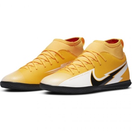 Nike Mercurial Superfly 7 Club Ic Jr AT8153 801 Fußballschuhe gelb orangen und rottöne 1