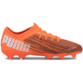 Puma Ultra 3.1 Fg Ag Jr 106098 01 Fußballschuhe mehrfarbig, orange orangen und rottöne 1
