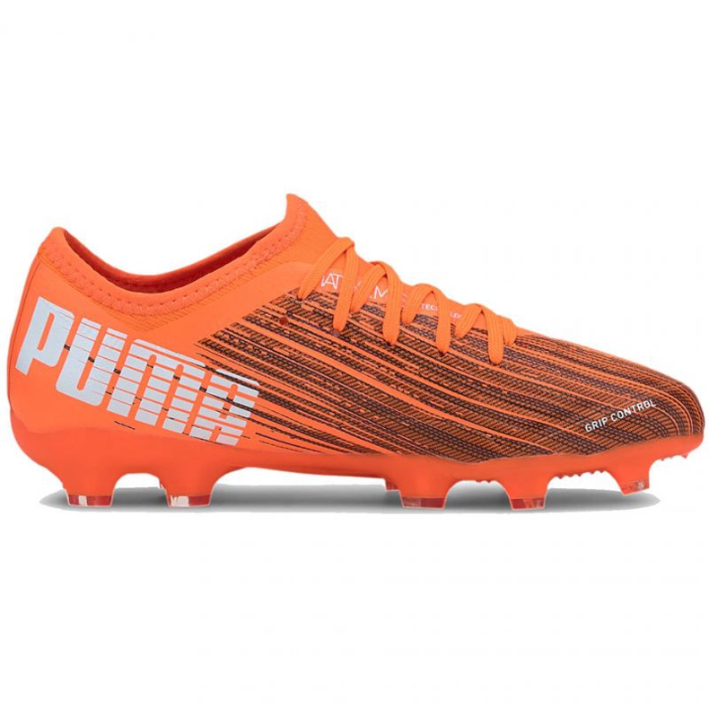 Puma Ultra 3.1 Fg Ag Jr 106098 01 Fußballschuhe mehrfarbig, orange orangen und rottöne 1