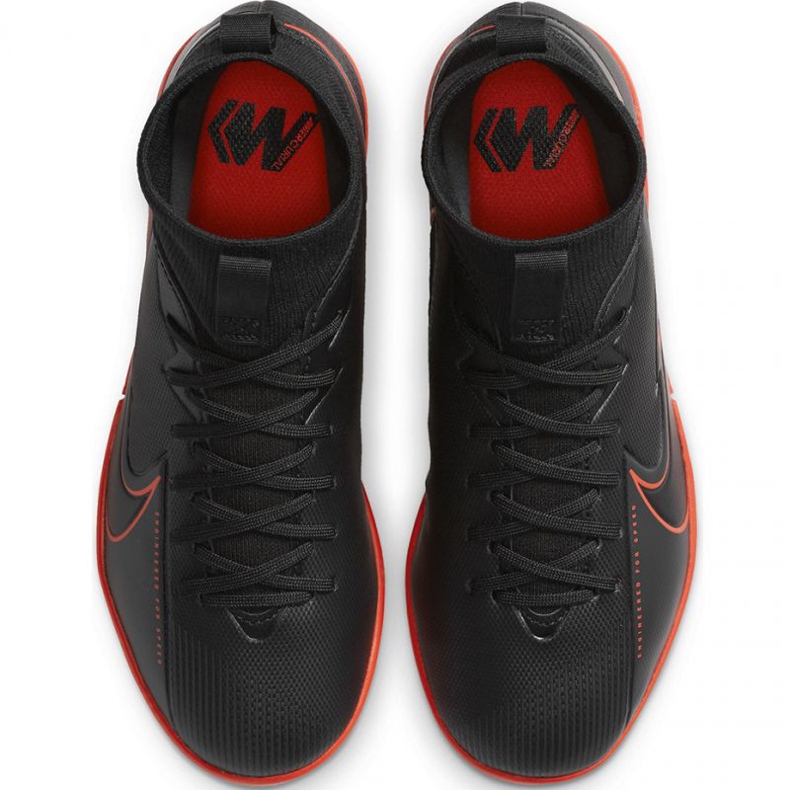 Nike Mercurial Superfly 7 Academy Ic Jr AT8135 060 Fußballschuhe grau schwarz 1