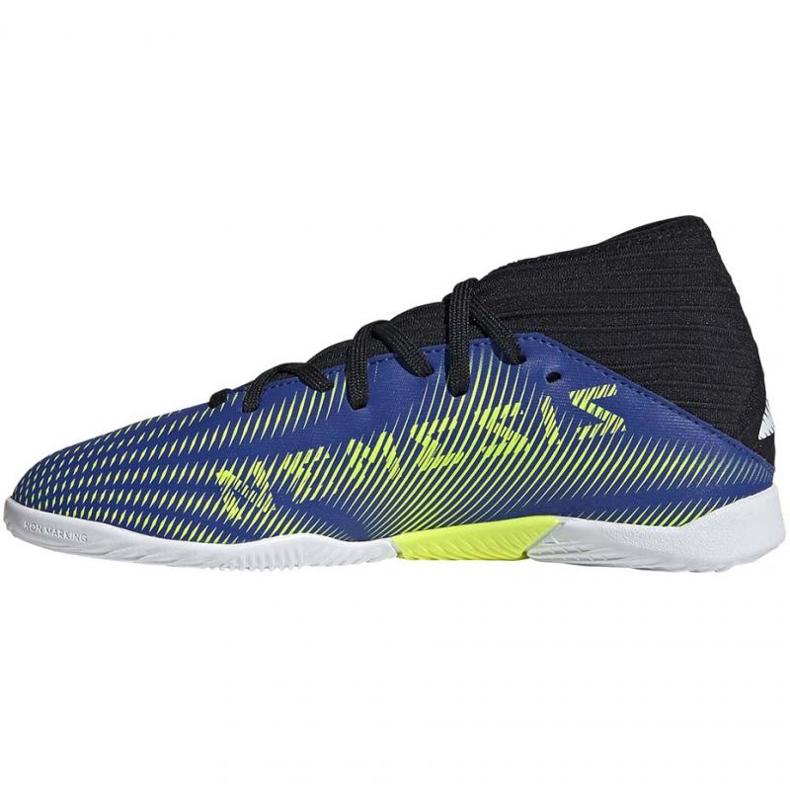 Hallenschuhe adidas Nemeziz 3 In Jr FY0818 schwarz, königlich blau 1