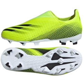 Adidas X Ghosted.3 Ll Fg Jr FW6978 Fußballschuhe mehrfarbig gelb 1