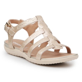 Sandalen Geox D Sand Vega AW D72R6A-000KY-C2012 blau golden 1
