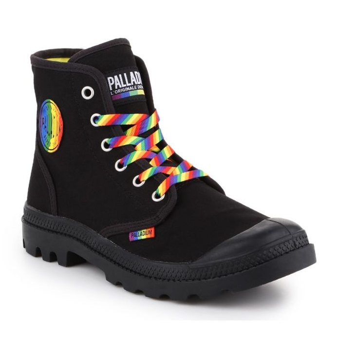 Schuhe Palladium Pampa Pride Schwarz / Rainbow W 76521-054-M 1