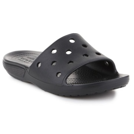 Crocs Classic Slide Black 206121-001 Flip-Flops schwarz 1