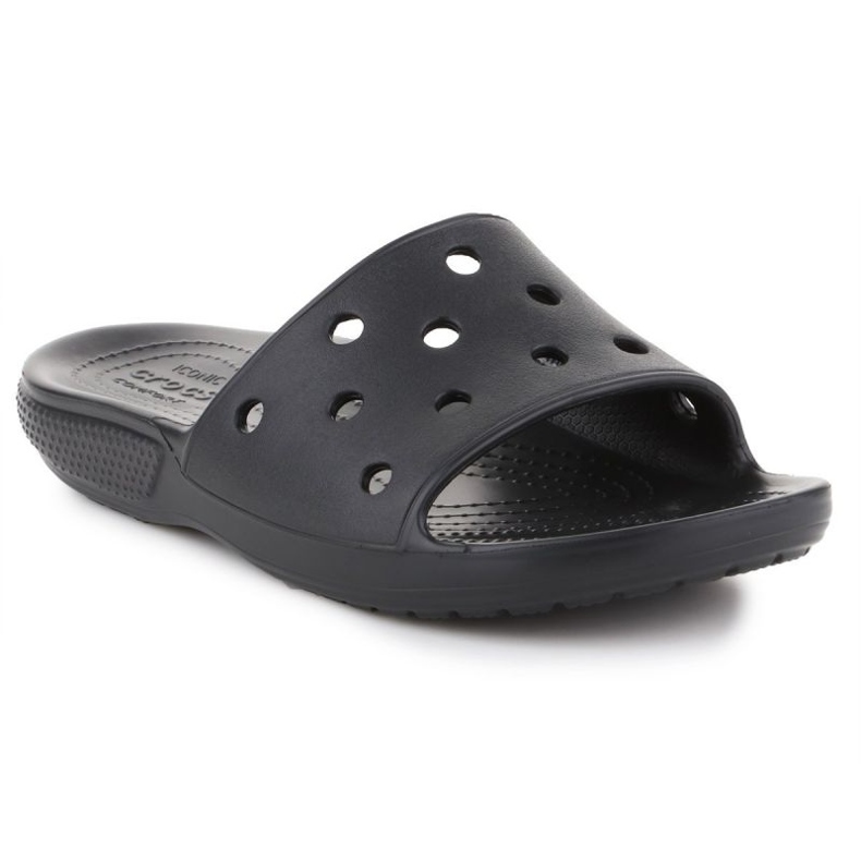 Crocs Classic Slide Black 206121-001 Flip-Flops schwarz 1
