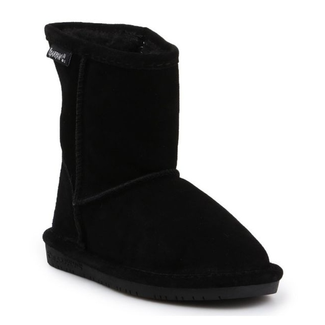 BearPaw Emma Kleinkind Zipper Jr 608TZ Schwarz Neverwet Schuhe 1